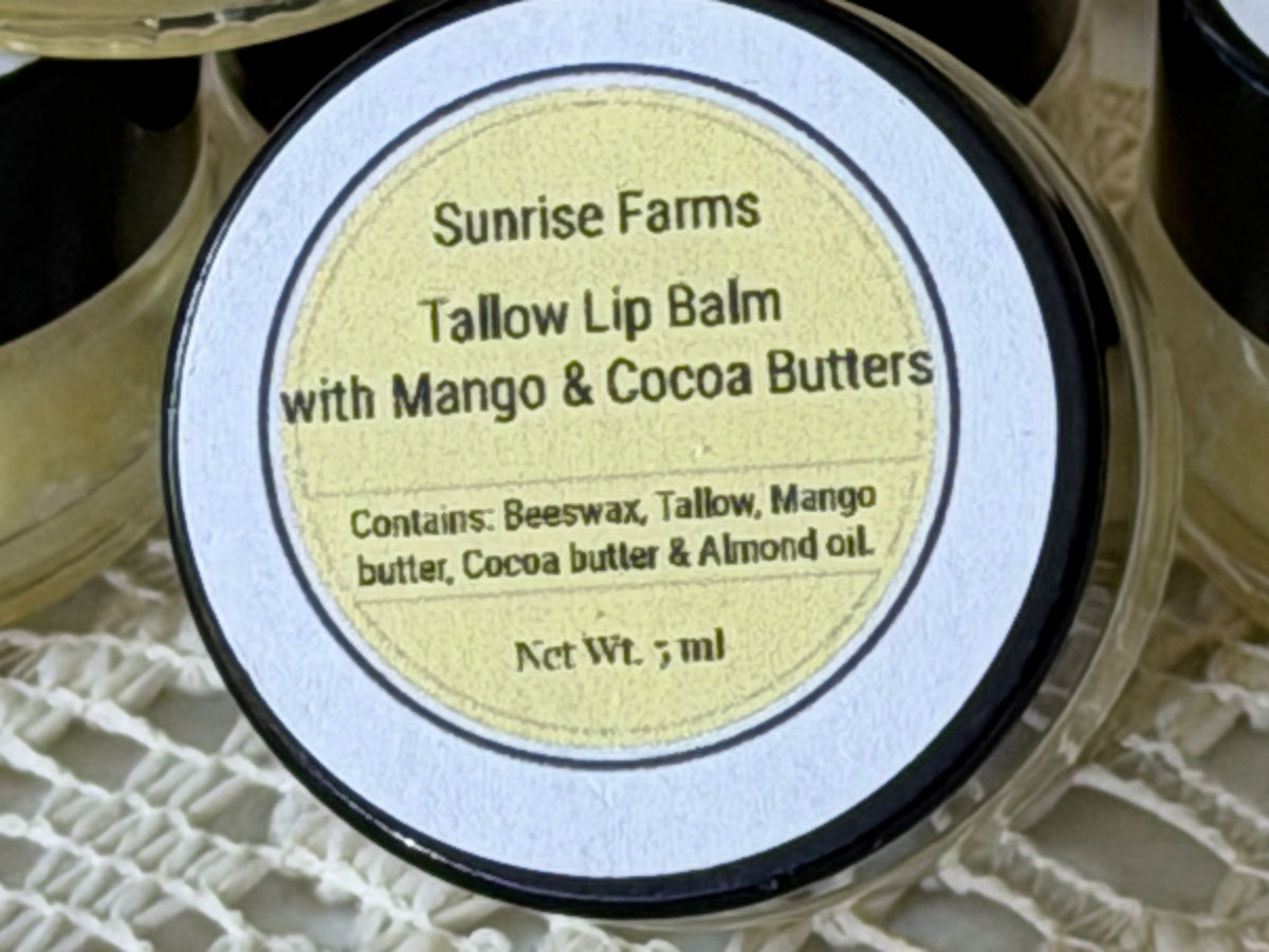 Tallow Lip Balm 5ml Jar
