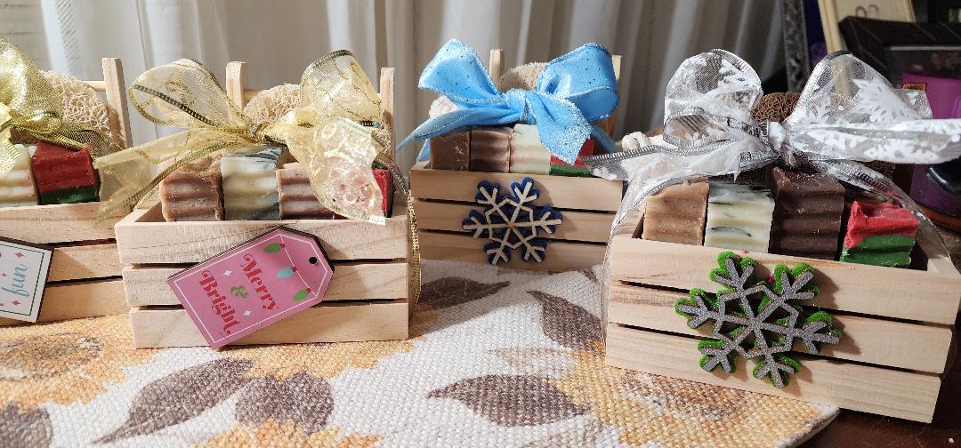 Wooden Crate Gift Set
