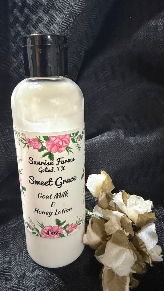 Sweet Grace Goat Milk & Honey Lotion 4 oz