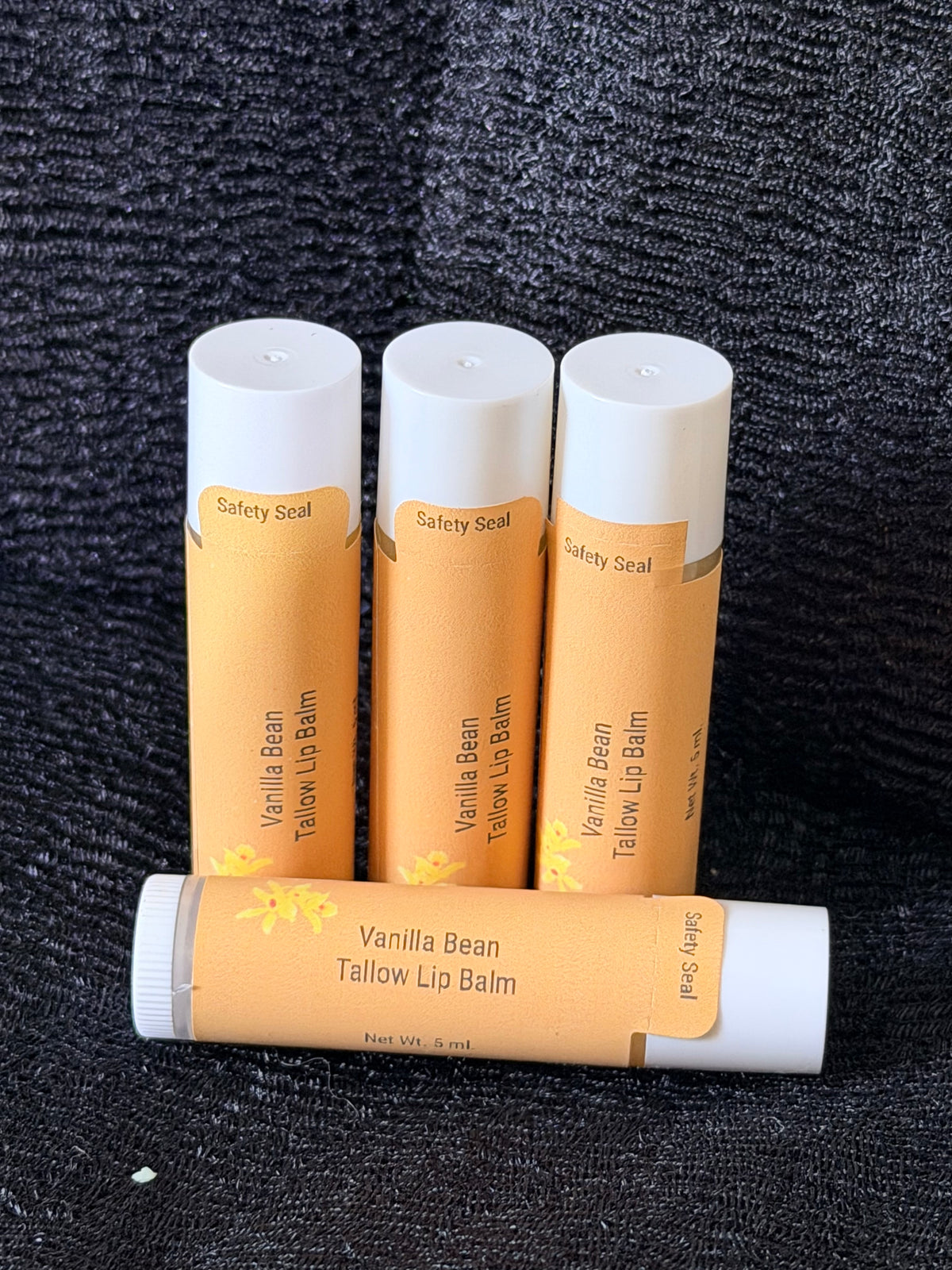 Vanilla Bean Tallow Lip Balm Tube 5Ml.