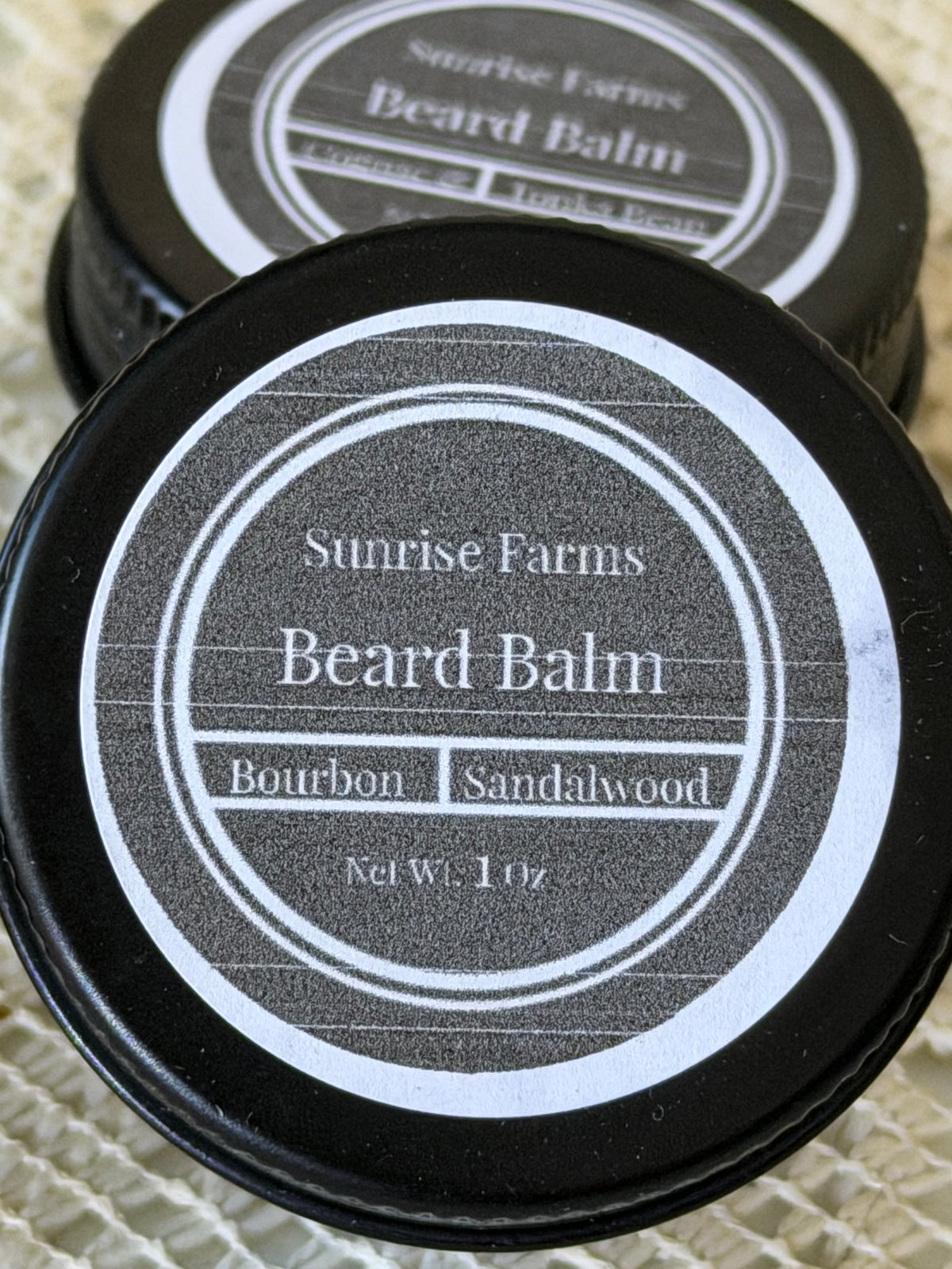Bourbon Sandalwood Beard Balm 1 Oz.