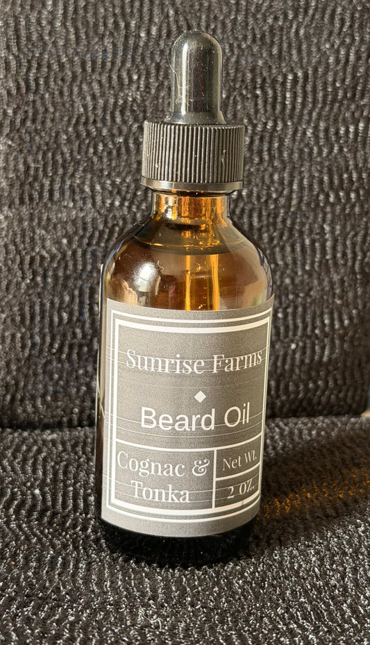Cognac & Tonka Bean Beard Oil 2 Oz.